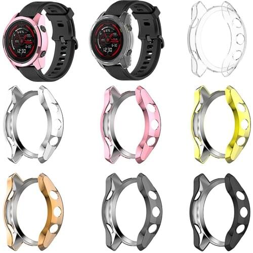Electroplating TUP Watch Protective Case Hollow Shell Cover for Garmin Forerunner 745 Smartwatch Accessories