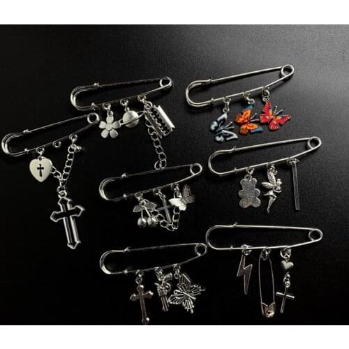 JICAI Flower Brooches For Clothes