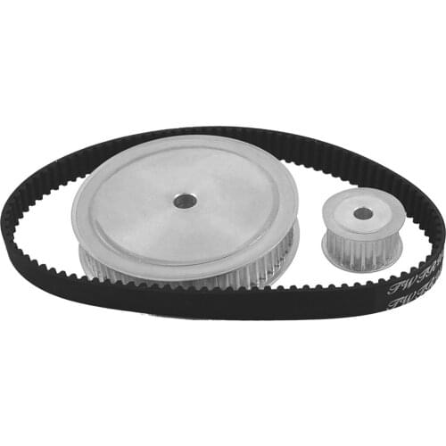 HTD5M Timing Pulley Belt Kit, Reduction 1:3 5M 20T 60T Thoothed Belt Pulley, 5M-410 TIming Belt 10mm Belt Width Laser