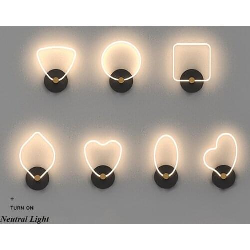 Creative Modern Wall Lamp Art Deco Acrylic Led Light for Bedroom Living Room Decoration Stairs Living Room TV Background Lamps