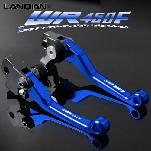 Motorcycle Accessories Dirt Pit Bike Motocross Pivot Brake Clutch Levers For Yamaha WR450F WR 450F WR 450 F 2001-2015 2017 2018