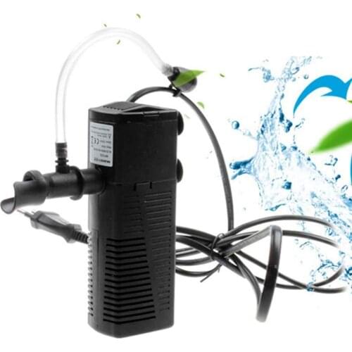 Pump 3 In 1 Filter Water Pump Foundation Water Circulation Submersible Oxygenation Pump Oxygen Pond Aquarium Fish Tank Pump