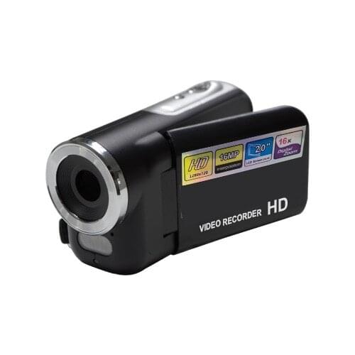 New 12Mp Max 1.3Mp CMOS Sensor Mini Video Camera with 720x480 D1 Video 4X Digital Zoom 1.44" Color Screen and White LED Light