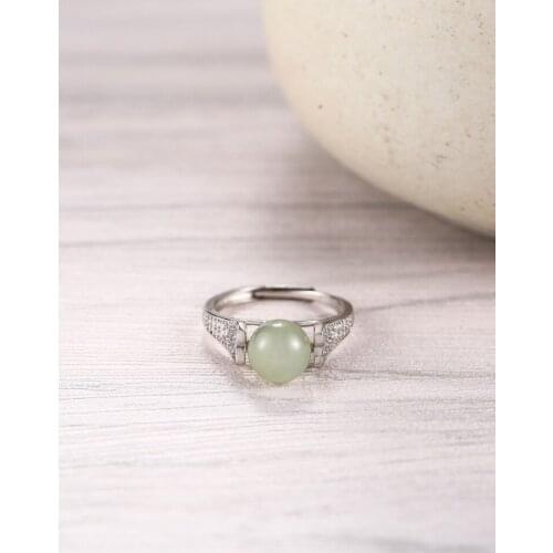 8mm 925 STERLING SILVER Women Semi Mount Bases Blanks base blank Pad ring Setting wedding jewelry findings diy A5951