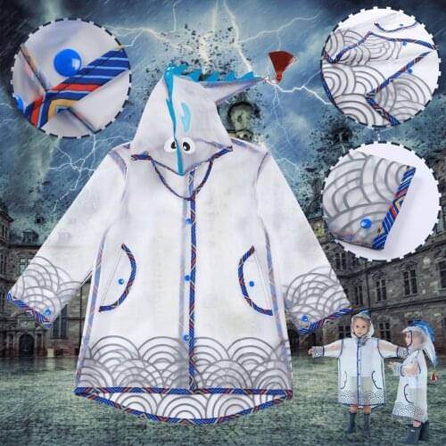 1PCS Fashion Clear Childrens Cute Fashion Baby Waterproof Lightweight Raincoat Outdoor Rain Coat Waterproof Jumpsuit 2021