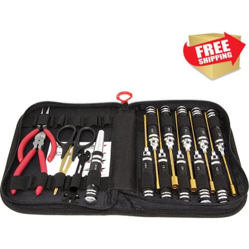 RC model Toy tools XRS Hexagon Sleeve slotted Phillips screwdriver wrench pliers scissors Tool Set 16 pieces KIT