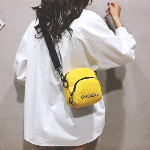 Ins Super Fire Joker Small Bag Womens Bag 2021 New Fashion Canvas Bag Summer Small Fresh Girl Messenger Bag