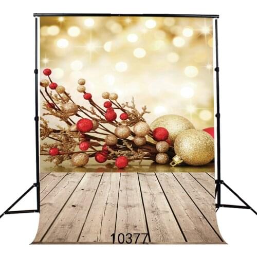Fabric Cloth Custom Photography Backdrops Prop Christmas Background Wooden Door Brokeh Vinyl Backgrounds Photo Studio Party