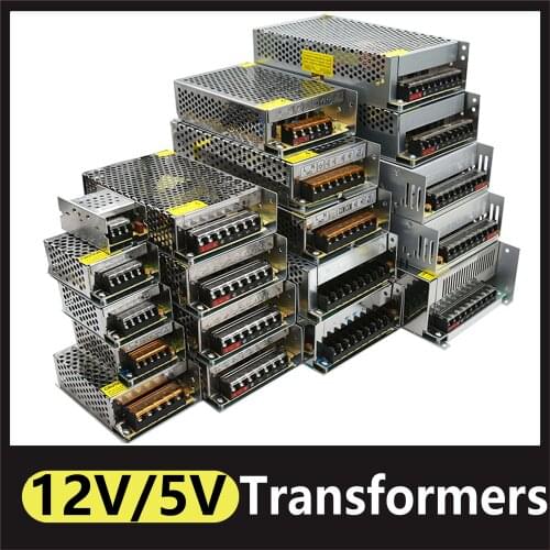 Lighting Transformer AC 220v to DC 12v 5v 1A 2A 3A 5A 10A 15A 20A 30A power switching suply Strip LED Driver Adapter