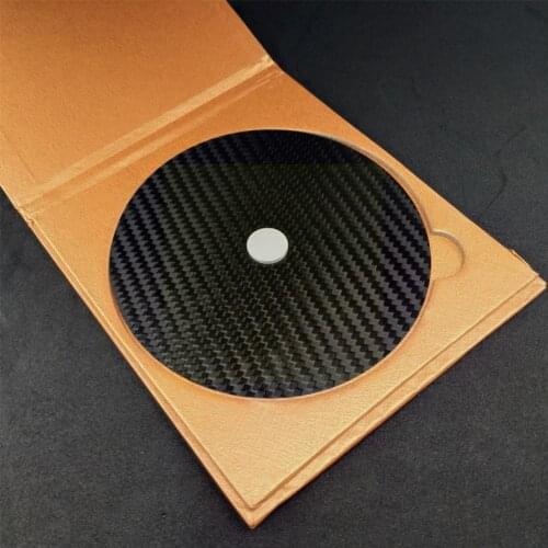 Carbon Fiber CD DVD Tape Disc Mat Base Tuning Pad HiFi Audio Vibration Turntable Shock Absorber Anti-shock Machine J3X7