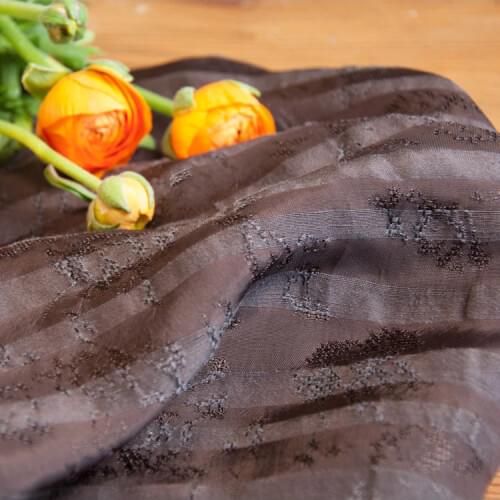 High quality linen Tencel fabric Striped jacquard weave tissu High grade skirt Cheongsam robe shirt material