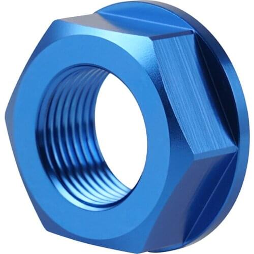 Motorbike Billet Rear Axle Shaft Lock Nut For Yamamha YZ125 250 YZ400/426/450F YZ125/250X YZ250/450FX WR250X/R/F WR400/426/450F