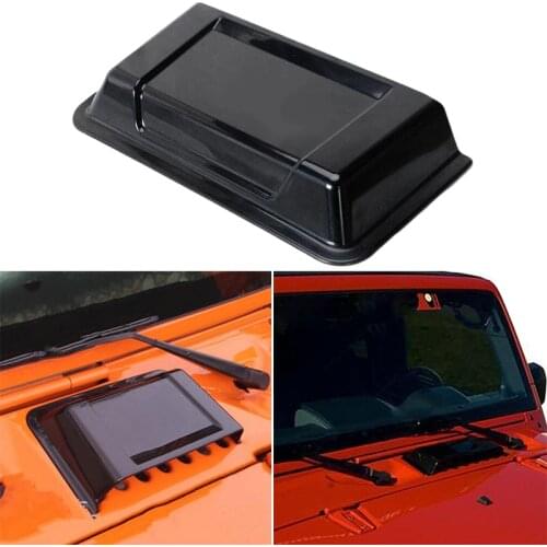 1pc 12.5*6.5*1.5 inch car Air Vent Hood Heater Universal Protector decorative Accessories Parts For Jeep Wrangler TJ JK 98-18