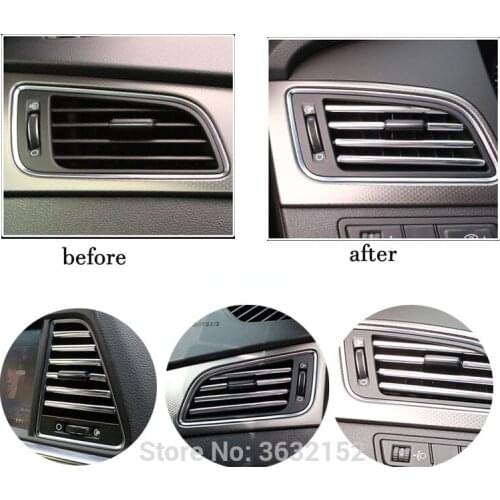 3M U Style Car Styling Interior Decoration Strips Air Conditioning Outlet For Renault clio megane 2 3 captur logan kadjar laguna