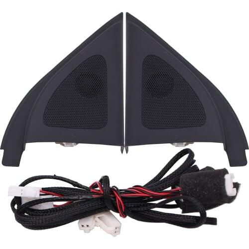For KIA forte Car tweeter Audio Black triangle head speakers tweeter trumpet speakers tweeter with wire