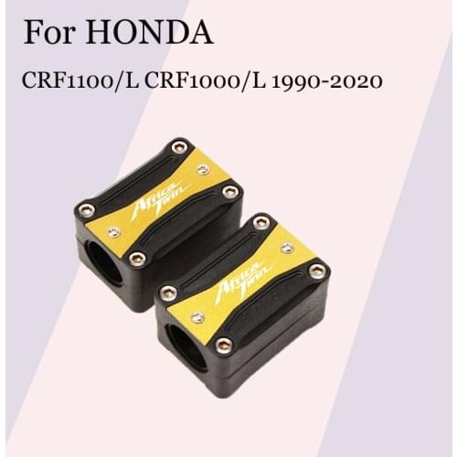 For HONDA CRF1100/L CRF1000/L 1990-2020 Africa Twin 22-28mm Motorcycle Engine Crash Bar Protection Bumper Decorative Guard Block