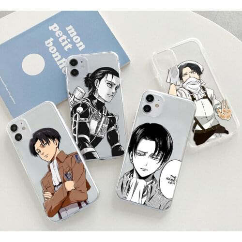 Anime Japanese Attack on Titan Phone Case For iPhone 12 Mini 11 Pro XS MAX 8 7 6 6S Plus X 5 5S SE 2020 XR TPU Funda Coque Cover