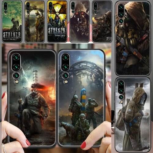 Stalker Clear Sky Gmae Phone case For Huawei P Mate P10 P20 P30 P40 10 20 Smart Z Pro Lite 2019 black soft shell tpu coque