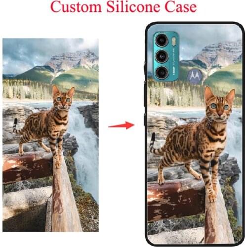 DIY Customized Black Case Cover TPU For Moto G60 G30 G100 Case Personalized Photo Phone Case for MOTOROLA Moto G 5G G 60 Funda