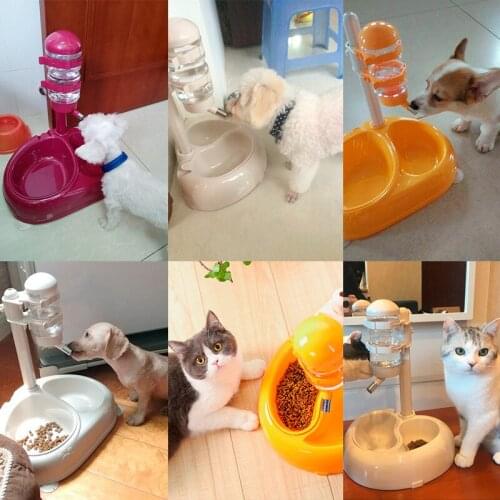 Dog Water Dispenser Pet automatic water dispenser Hanging water drinker Teddy Cat Feed Water Bowl Dog kettle dog feeder