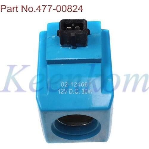 Hot Sale12V Solenoid Coil 477-00824 47700824 477/00824 For JCB 3C 3CX 3D 3DX 4C 4CN 4CX