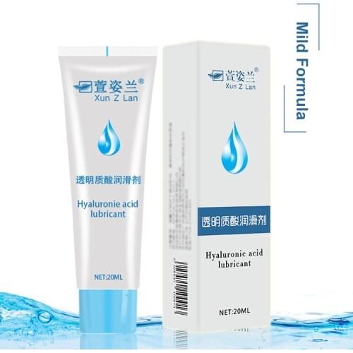Sex Lubricant 20ml Lubricants Water-based transprant hyaluronie acid Sex Oil Vaginal Anal Gel Adults Sex Product Homosexual