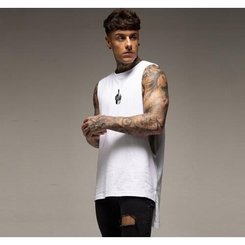 Mens Sports Tank Top Brand Workout Gym Fashion Clothing Bodybuilding Cotton Musculation Fitness Singlets Sleeveless Casual Vest