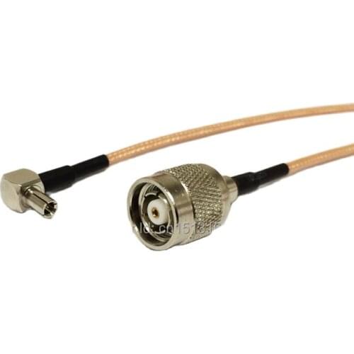 New Wireless Modem Wire RP-TNC Male Plug To TS9 Male Plug Connector RG316 Cable Pigtail 15CM 6"