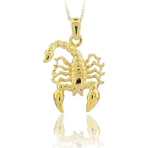 Scorpio Necklace 925 Sterling Silver Unisex Animal Necklace