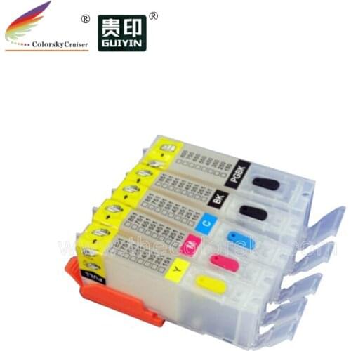 RCC650-5) refillable ink cartridge for Canon Pixma IP7260 MG5460 MX726 MX926 MG6460 MG5560 ix6860 PGI-650 CLI-651