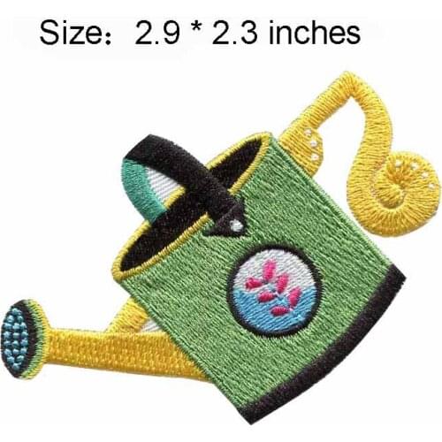 Kettle 2.9"wide embroidery patch for roupa de unicornio/cachorros/feltragem com agulha
