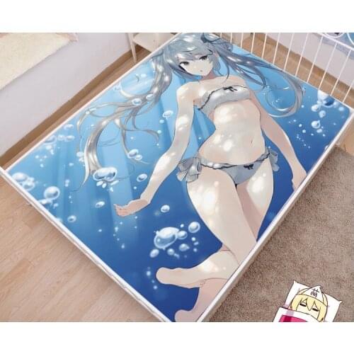 Japanese Anime Cartoon yosuganosora Mattress Cover Fitted Sheet Fitted cover bedspread counterpane No.5