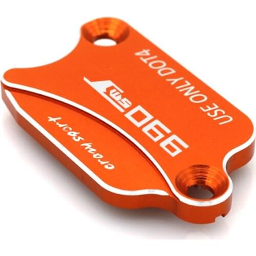 For KTM 990 SMT 990SMT Rear Brake Master Cylinder Cover Reservoir Oil Fluid Cap Tank Motocycle 2009-2013 free shipping Logo