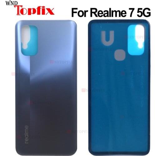 6.5"For Oppo Realme 7 5G Back Housing Back Cover Battery Case For Realme 7 5G Battery Cover Replacement