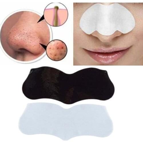 60-120PCS Charcoal Blackhead Remover Mask Black Dots Spots Acne Treatment Mask Nose Sticker Cleaner Nose Pore Deep Clean Strip