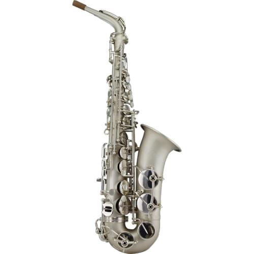 High quality Silver sandblast surface Alto saxophone