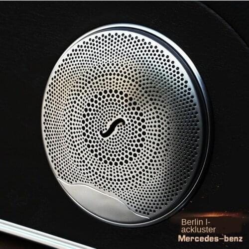 Car Audio Speaker Cover Trim Door Loudspeaker Cover Trim for Mercedes Benz E/C/GLC Class W213 W205 Car Accessories New