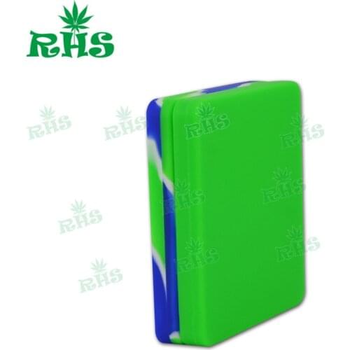 2pcs Large oil silicone container with 200ml wax oil silicone jars dab straw oil rigs silicone containers for Glass bong