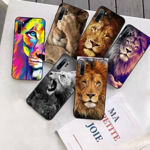 Lion Alpha Male Phone Case Funda For Huawei P9 P10 P20 P30 Lite 2016 2017 2019 plus pro P smart