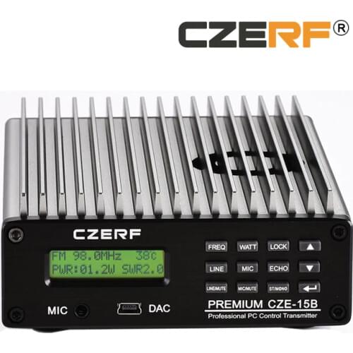 CZE-15B 15W High-Fidelity Audio Stereo FM Radio Broadcast Transmitter for Drive in Movie