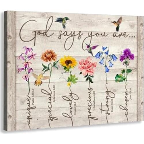 Rustic Flower Inspiring Quotes Wall Art Poster And Print Canvas Painting Room Picture For Living Room Bathroom Nordic Home Decor