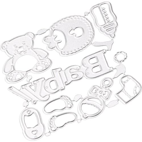 Baby Accessories Metal Cutting Dies Stencil for Scrapbook Album Emboss Craft