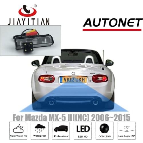 Rear view camera For MAZDA MX5 Roadster MX-5 Miata III (NC) 2006 2007 2008 2009 2010 2011 2012 2013 2014 CCD Backup Parking CAM