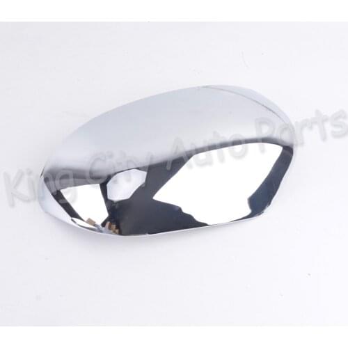 2PCS For Mitsubishi ASX RVR Outlander 2007-2012 ABS Chrome Side Door Rearview Mirror Frame Cover Rear view Mirror Shell