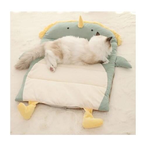 Pet Dog Mats Dog Beds Thick Blankets for Pets In Winter cartoon Kennels for Pets Warm Sleeping Mats for Dogs with Cotton Quilts