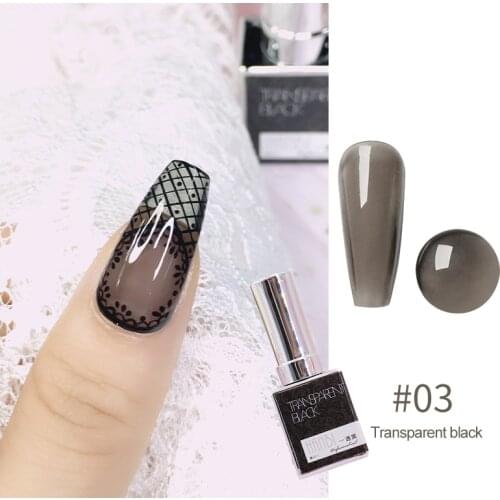 15ml Fashion Gel Polish Translucent Manicuring UV LED Crystal Gel Soak Off Jelly UV Gel Nail Polish Semi Permanent Nail Polish