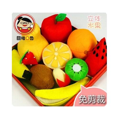 Cartoon fresh vegetables Fabric Felt kit Non-woven cloth Craft DIY Sewing set Felt Handwork Material DIY needlework supplies