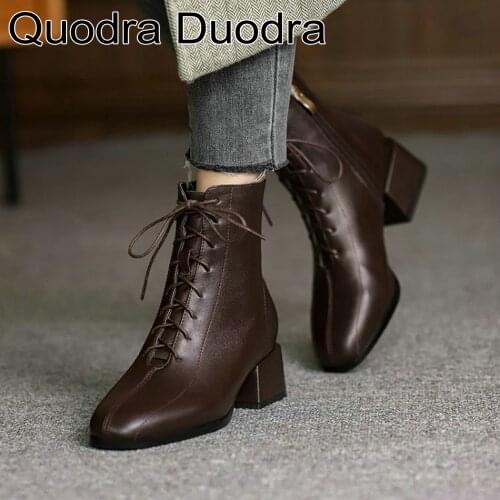 New Winter women Martin boots Ankle Boots Square Thinck High Heels Horse Riding Shoes zipper boots plus size 43 Knight boots