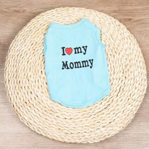 Pet Clothes For Small Dogs Cats Summer Thin Breathable Vest T-shirt Cotton Material Cat Clothing For Chihuahua Teddy #7