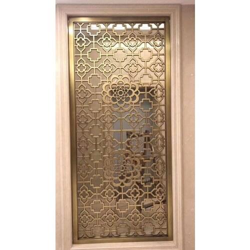 Stainless Steel Screen Partition Home Entrance Door To Block The Living Room Decoration Entrance